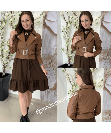 Jaqueta Mary Caramelo